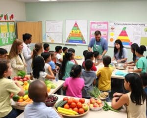 Educación nutricional para niños y adultos