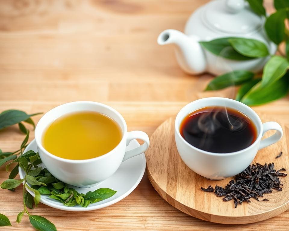 Té verde y negro: propiedades y diferencias