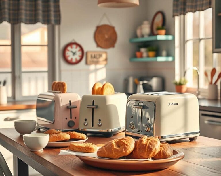 Tostadoras retro para un desayuno con estilo