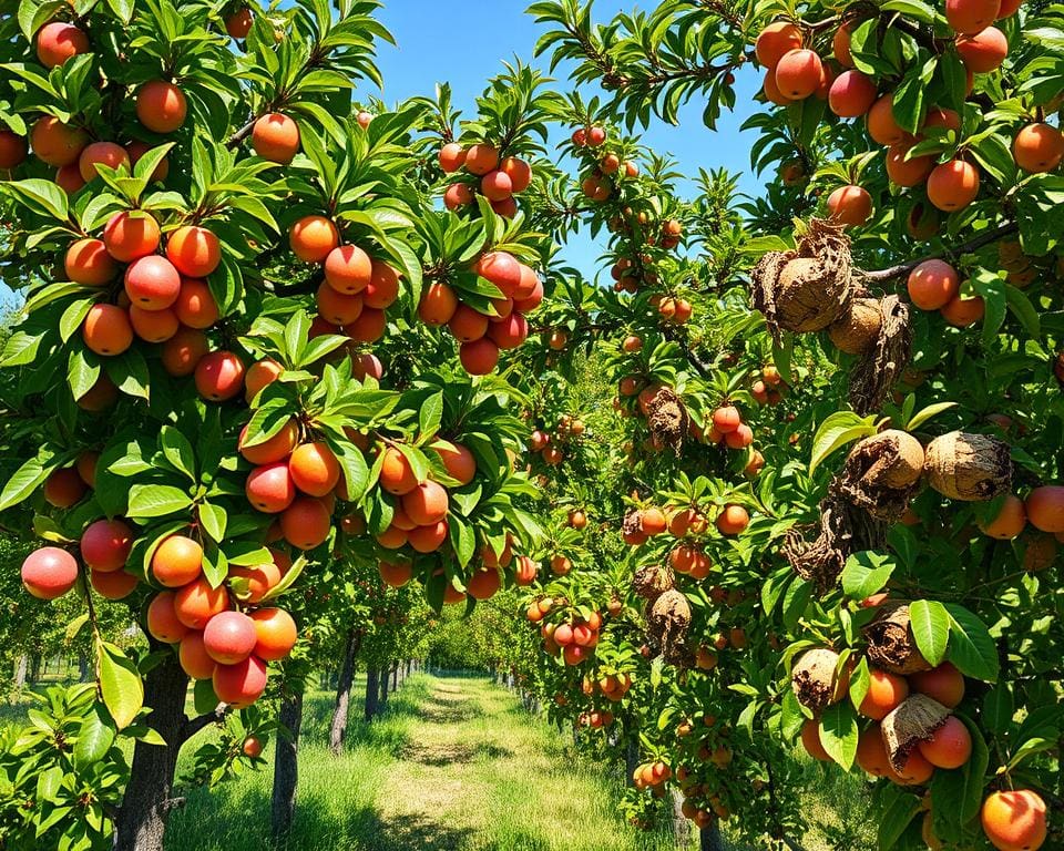 impacto en la producción de frutas