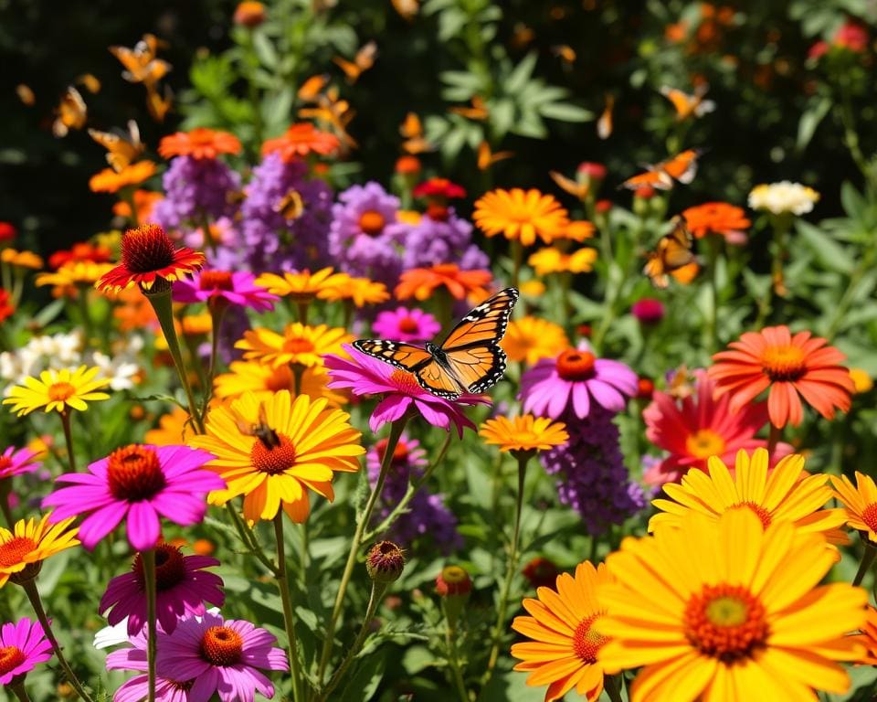 mariposas y polinización