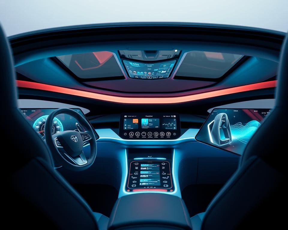 dispositivos touchscreen en coches de última generación