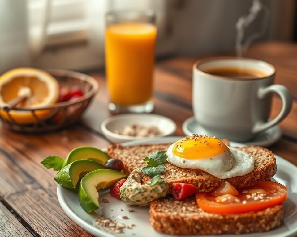 alimentación balanceada en la mañana