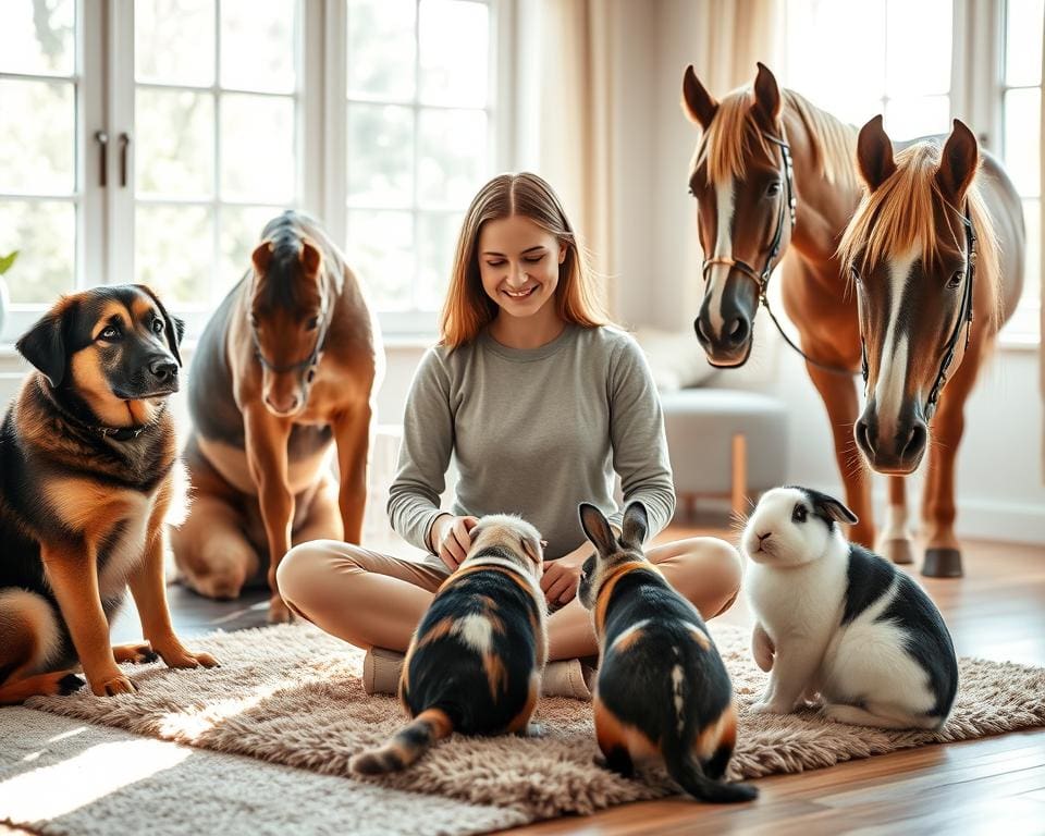 animales en terapia