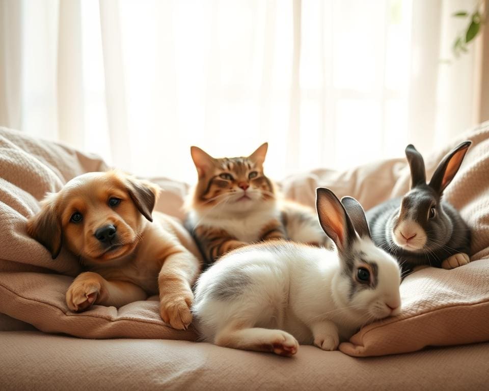 mascotas animales relajantes