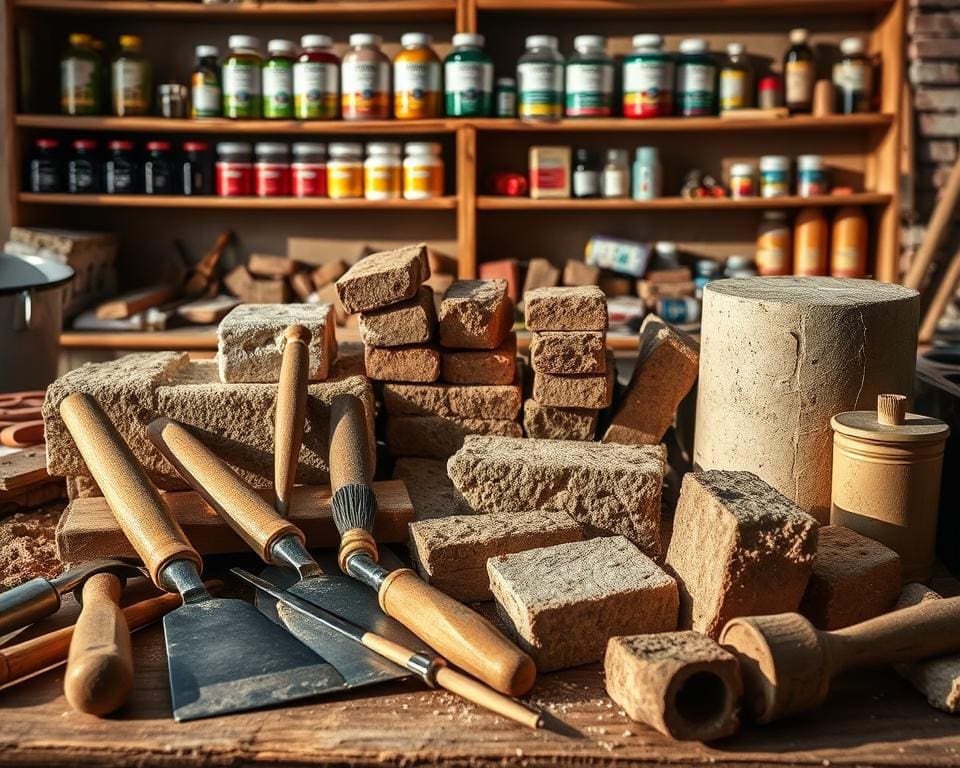 materiales para restaurar edificios históricos