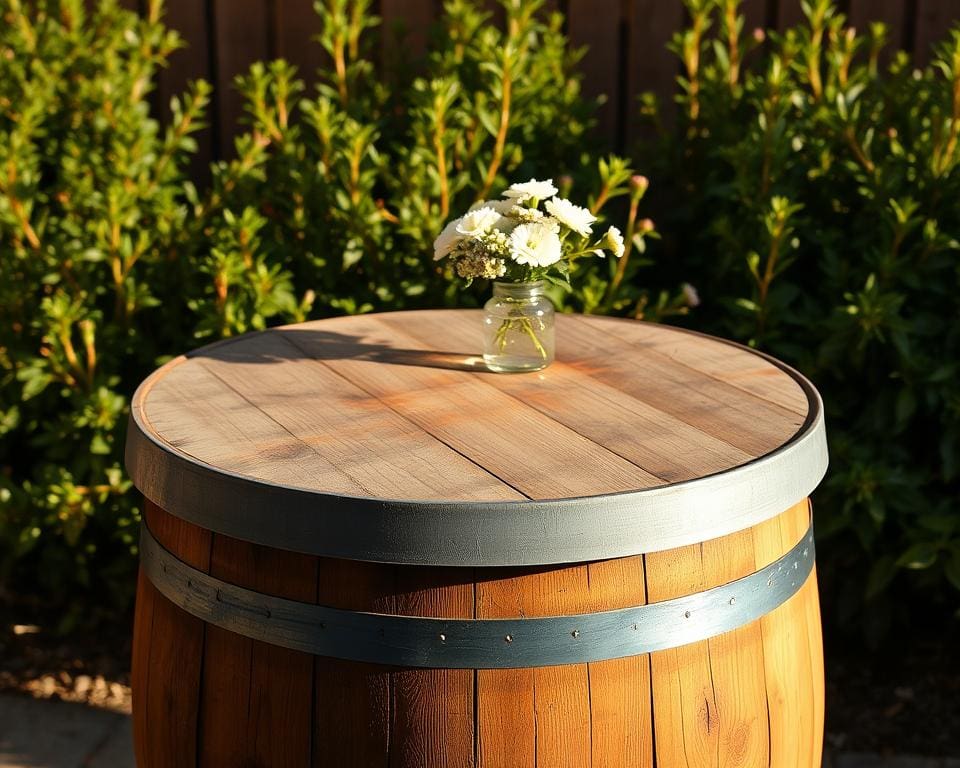 Mesa exterior personalizada