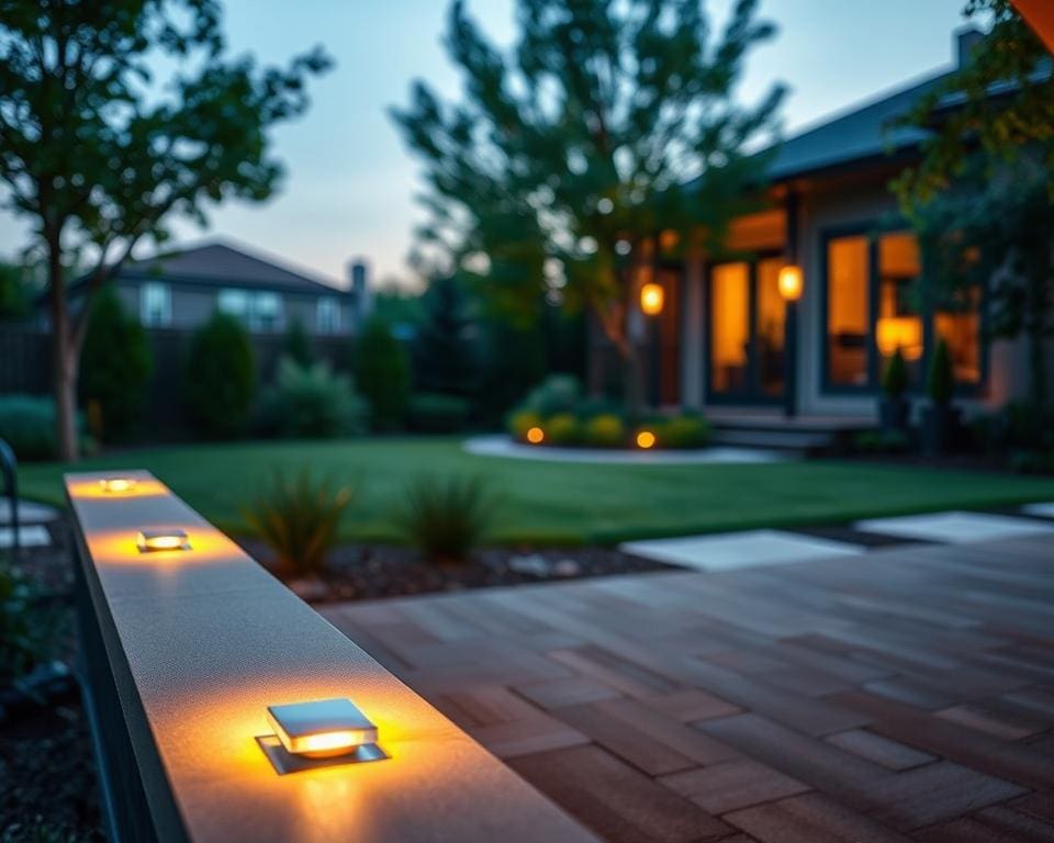 instalación luces LED exteriores