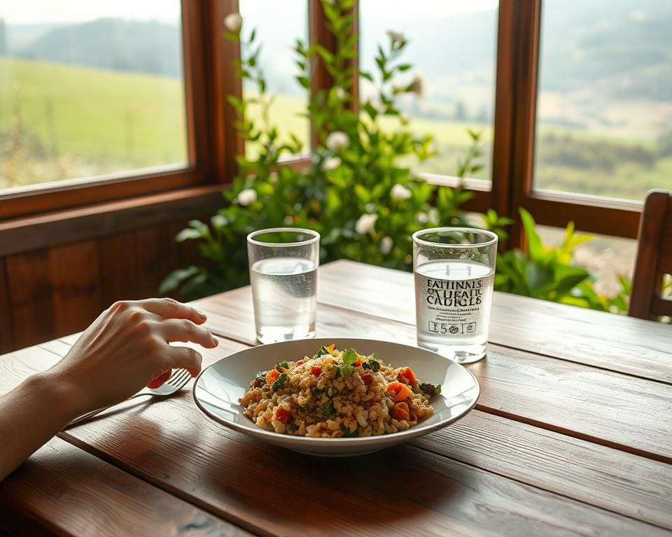 nutrición y tranquilidad al comer