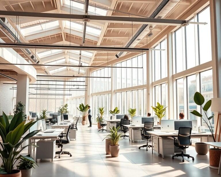 Aprovechar la luz natural en espacios de trabajo