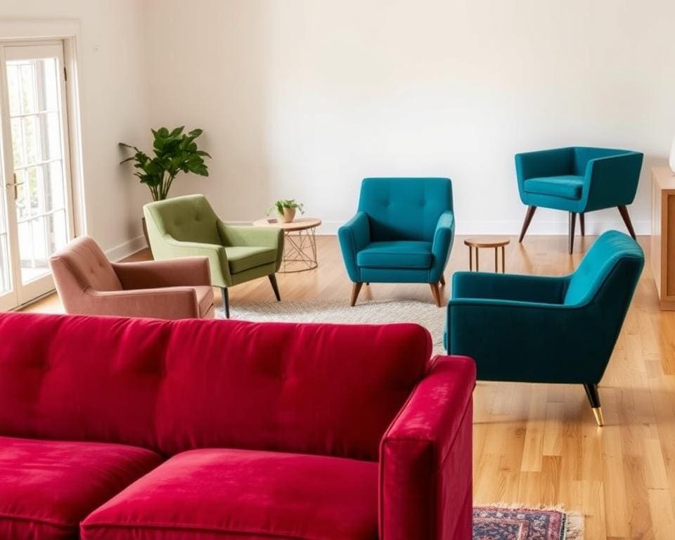 colores de sillones de moda