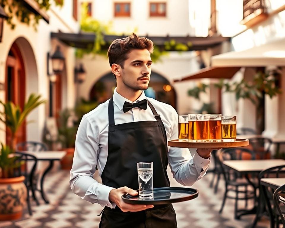 cualidades de un camarero profesional