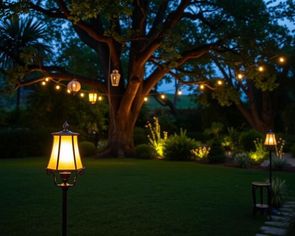 decoración de jardín