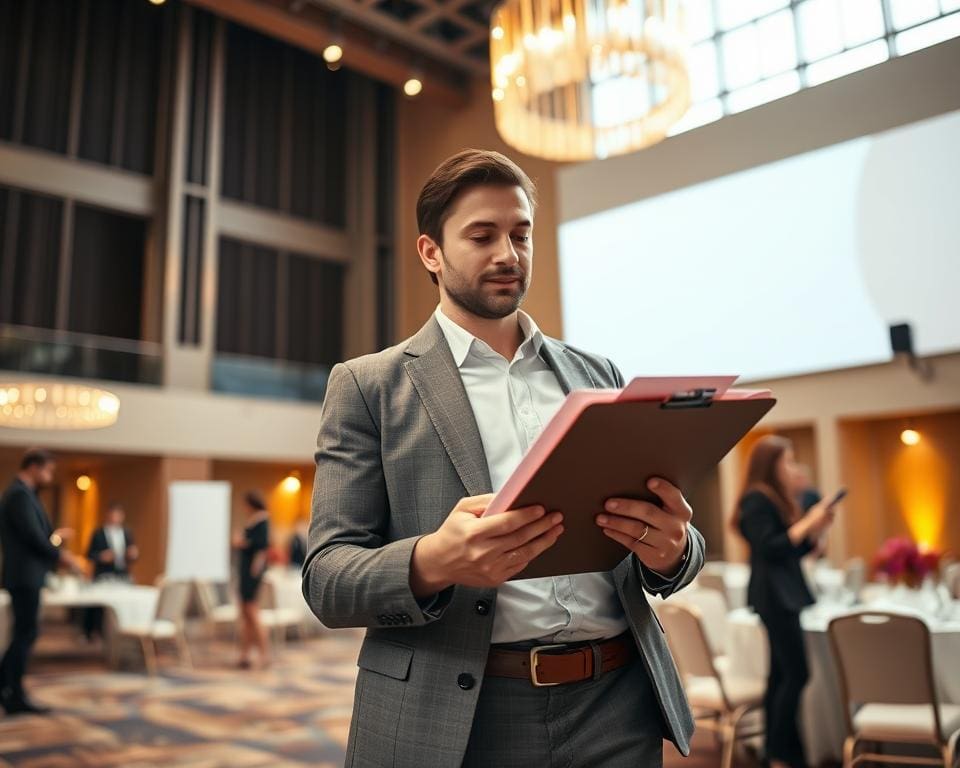 interventor en planificación de eventos