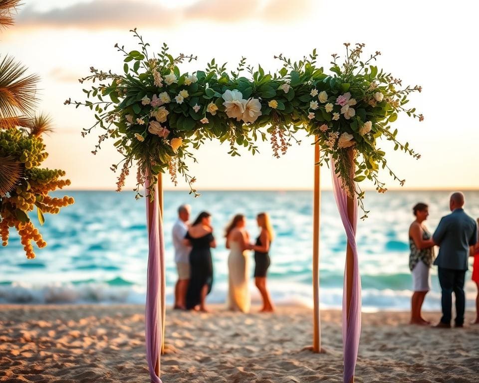 servicios de wedding planner en la playa