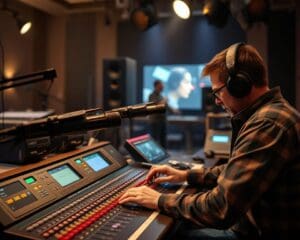 ¿Cómo edita un técnico de sonido en televisión?
