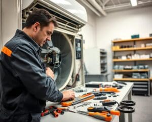 ¿Cómo repara un técnico de aire acondicionado?