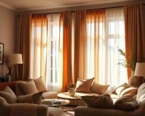¿Qué cortinas hacen más acogedora la sala?