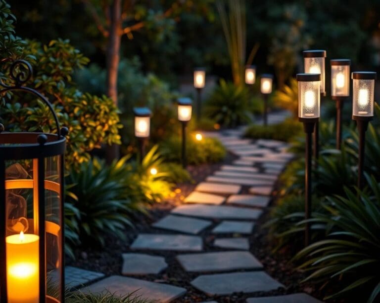 ¿Qué lámparas de jardín crean mejor ambiente?