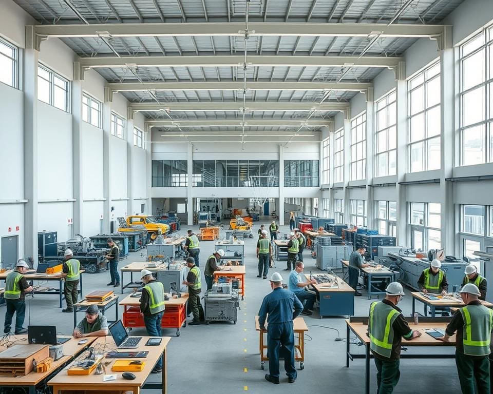 Capacitación laboral en el sector industrial