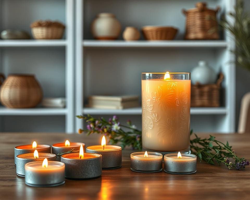 Velas aromáticas naturales para el hogar