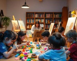 Actividades de ocio creativo para niños y mayores