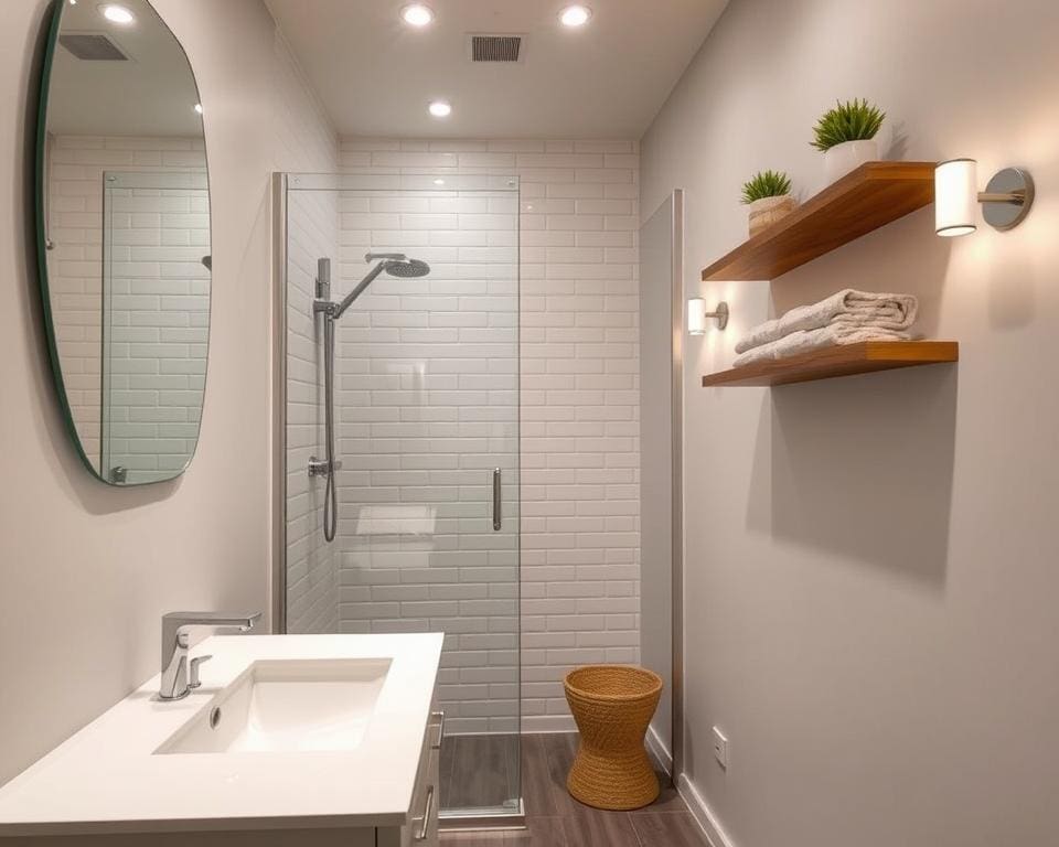 ¿Qué materiales se recomiendan para baños pequeños?