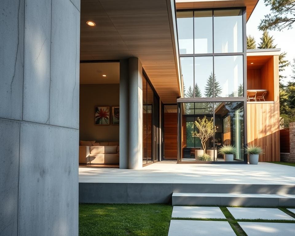 ¿Qué materiales son mejores para una casa moderna?