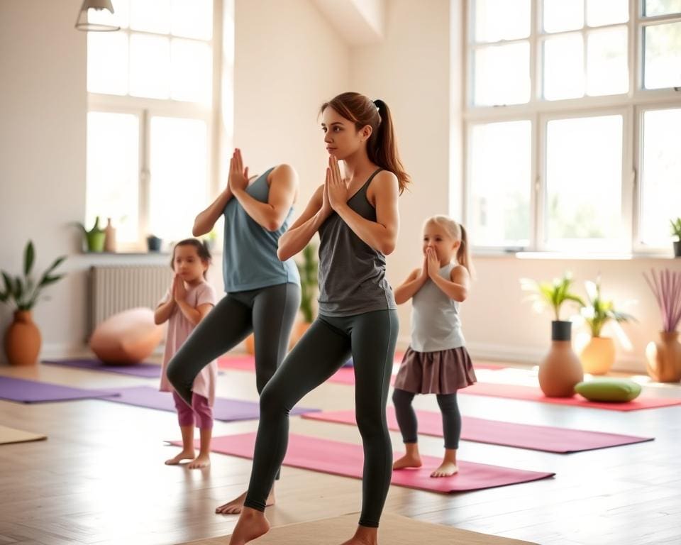 ¿Dónde practicar yoga con niños sin caos?