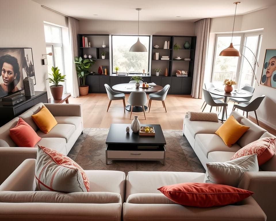 ¿Cómo amueblar un salón con muebles versátiles?