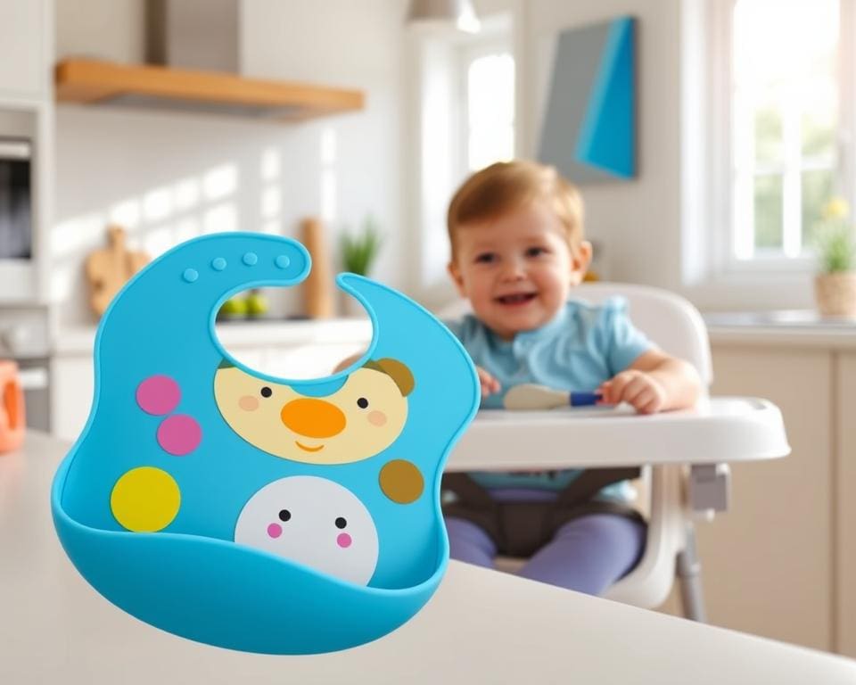 ¿Qué aporta un babero de silicona infantil práctico?