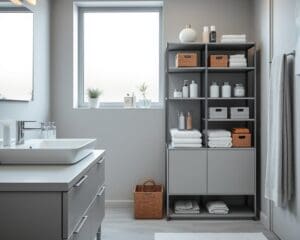 ¿Qué muebles mejoran la organización del baño?
