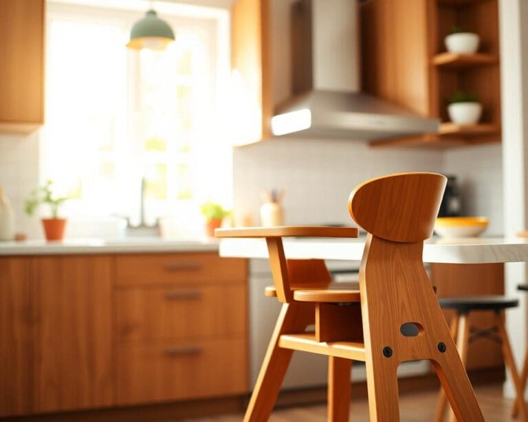 ¿Qué silla alta infantil se integra mejor en la cocina?