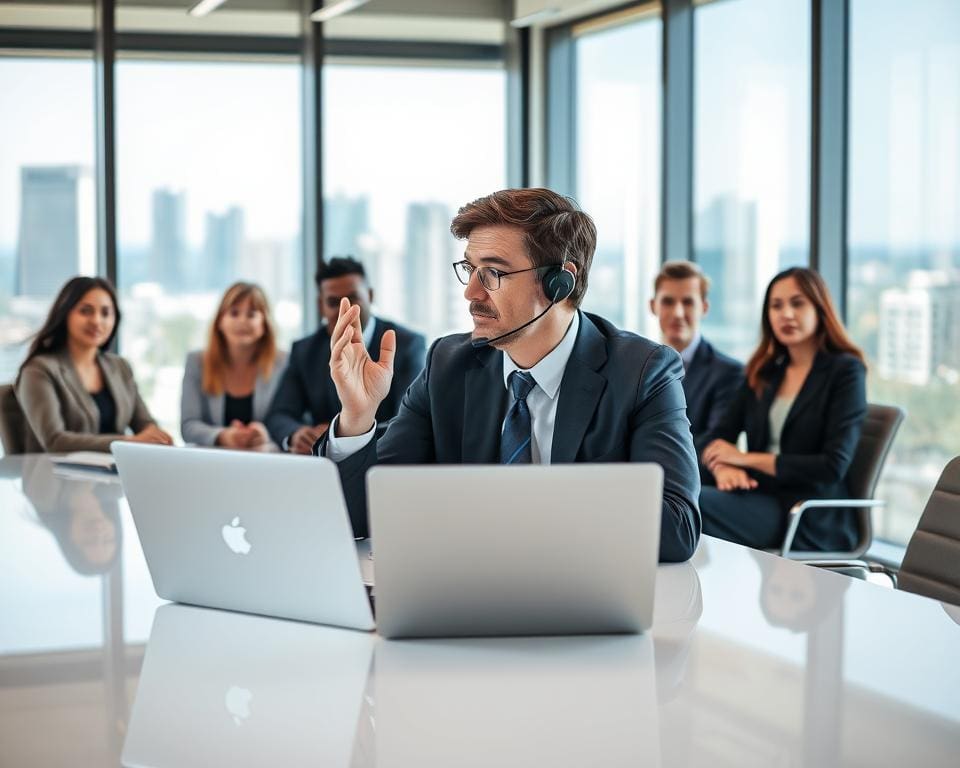 ¿Cómo trabaja un intérprete en negocios?