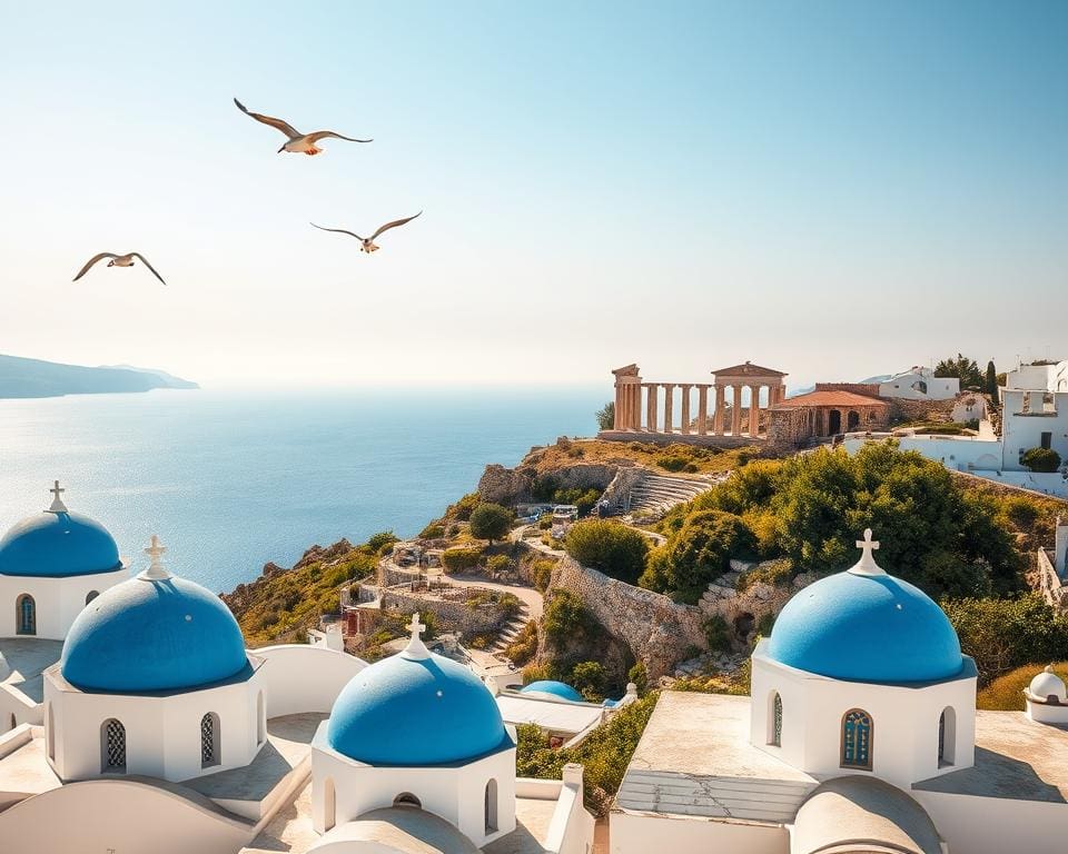 ¿Por qué Grecia combina islas y cultura histórica?