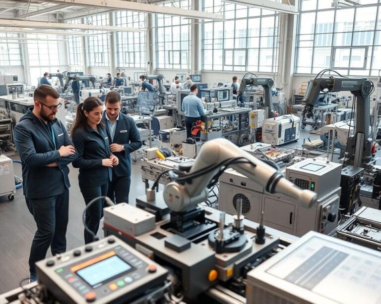 tecnología industria moderna