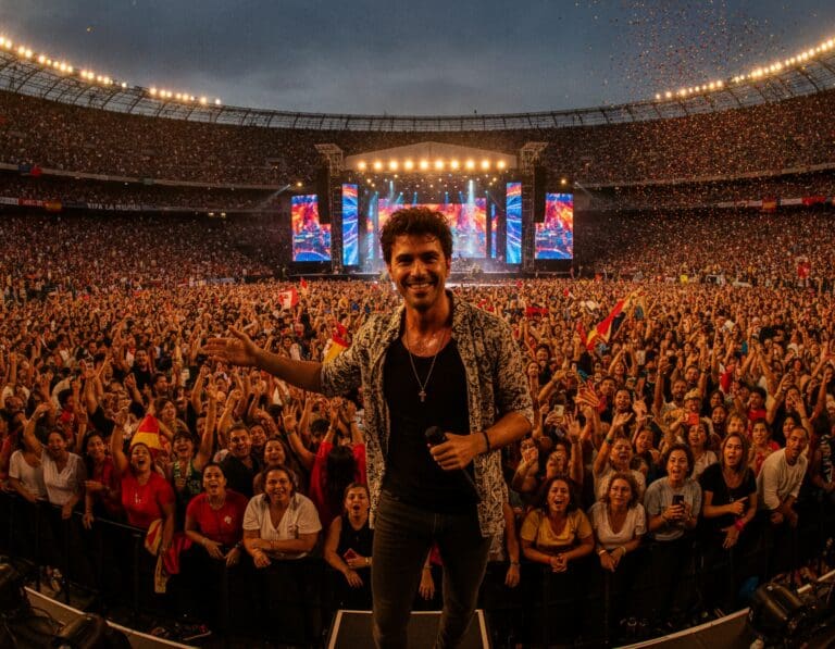 ¿Qué cantantes españoles llenan estadios actualmente?