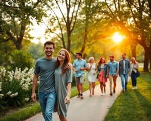 caminar al aire libre