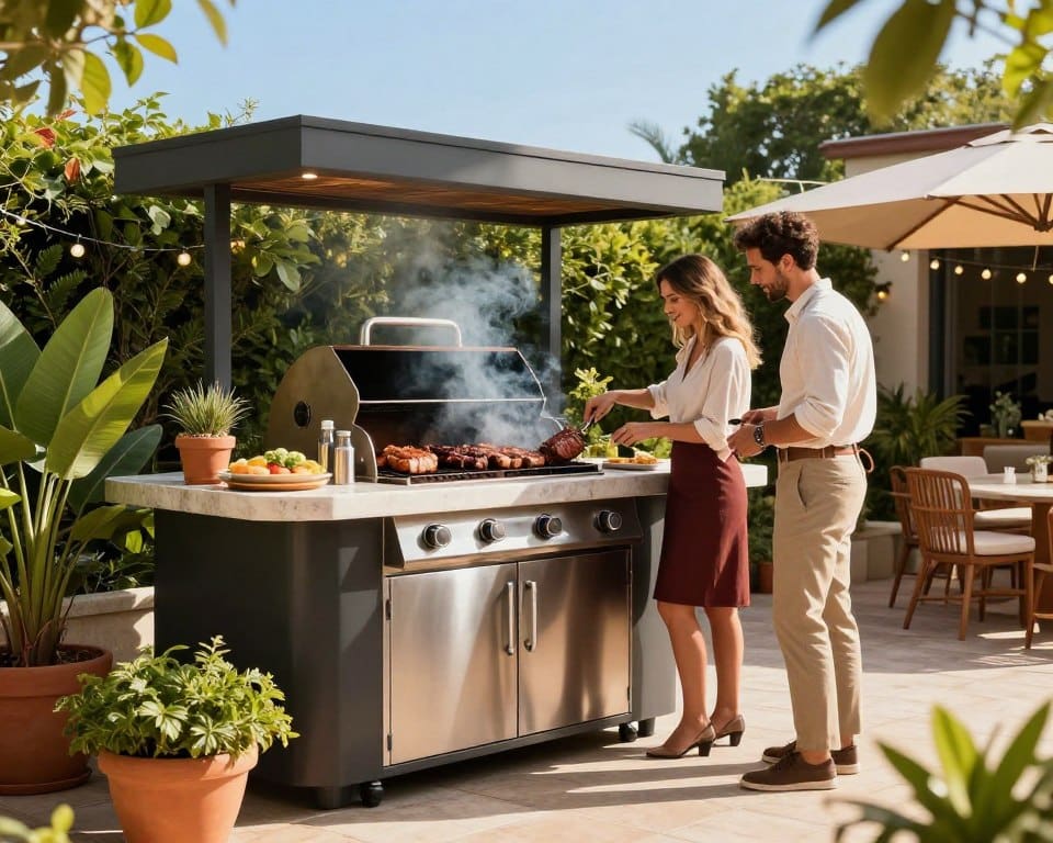 barbacoa para terraza