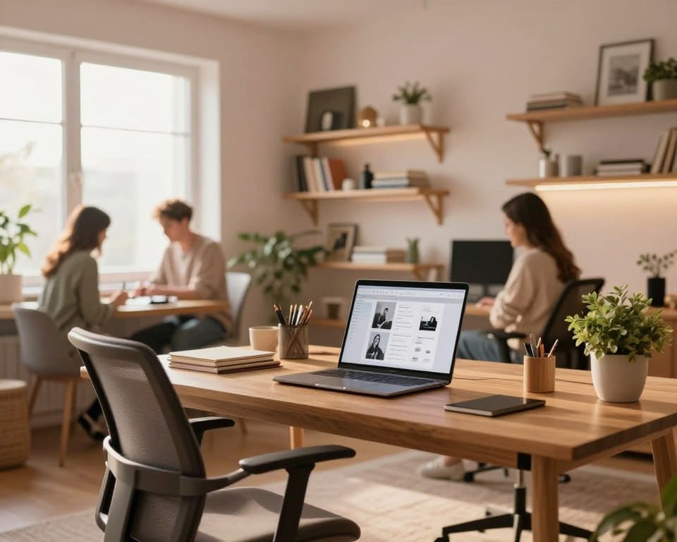zona de trabajo en casa